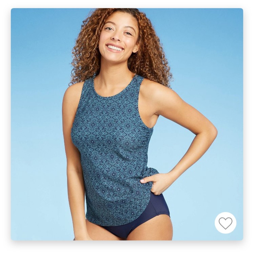 Target Kona NWT tankini bathing suit top, L